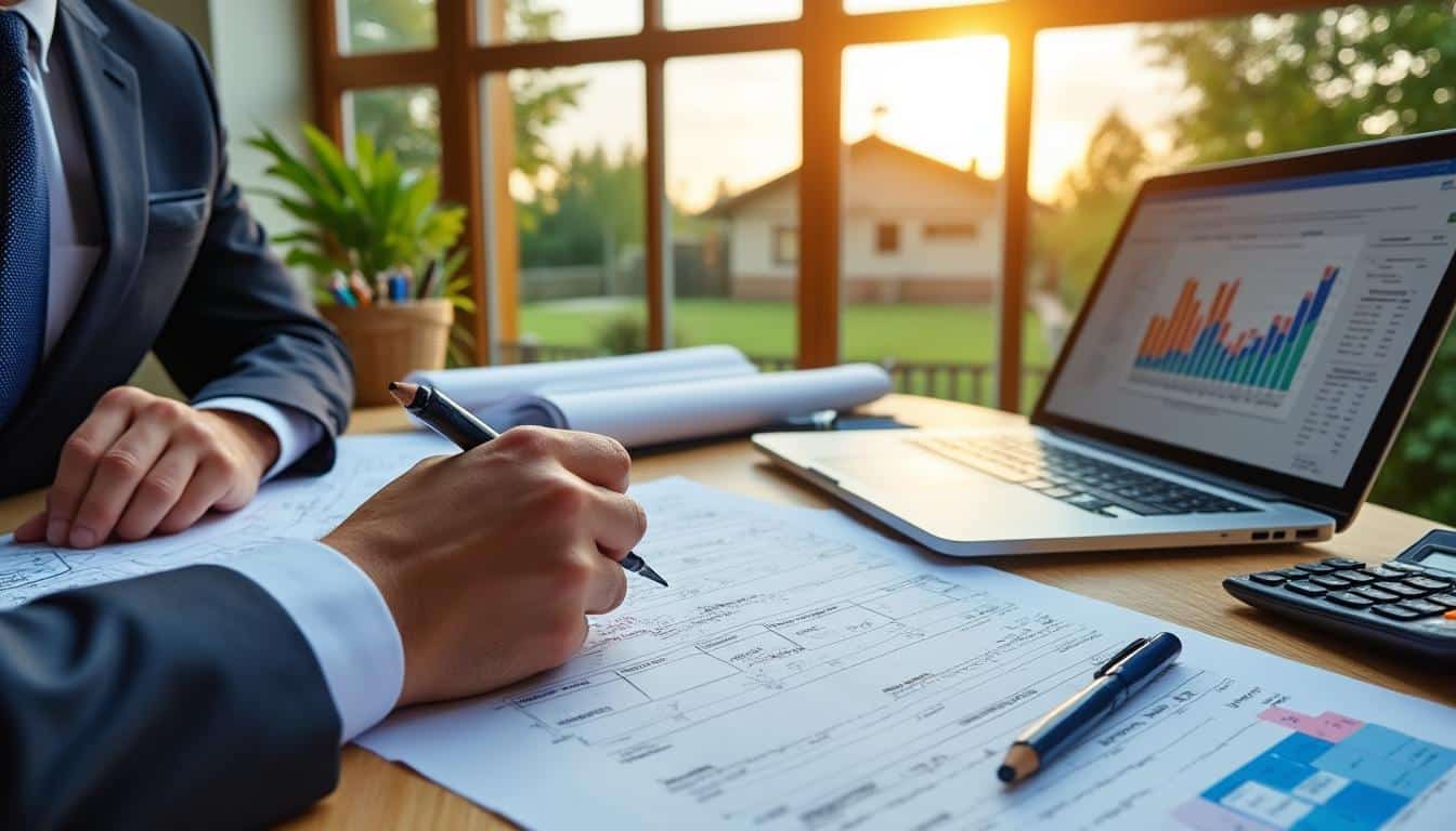 Illustration: Composition détaillée des frais de notaire pour un terrain à bâtir