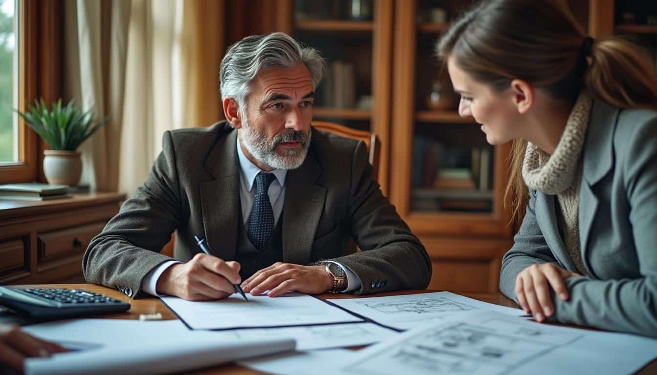 Illustration: Définition et principes des frais de notaire sur un terrain