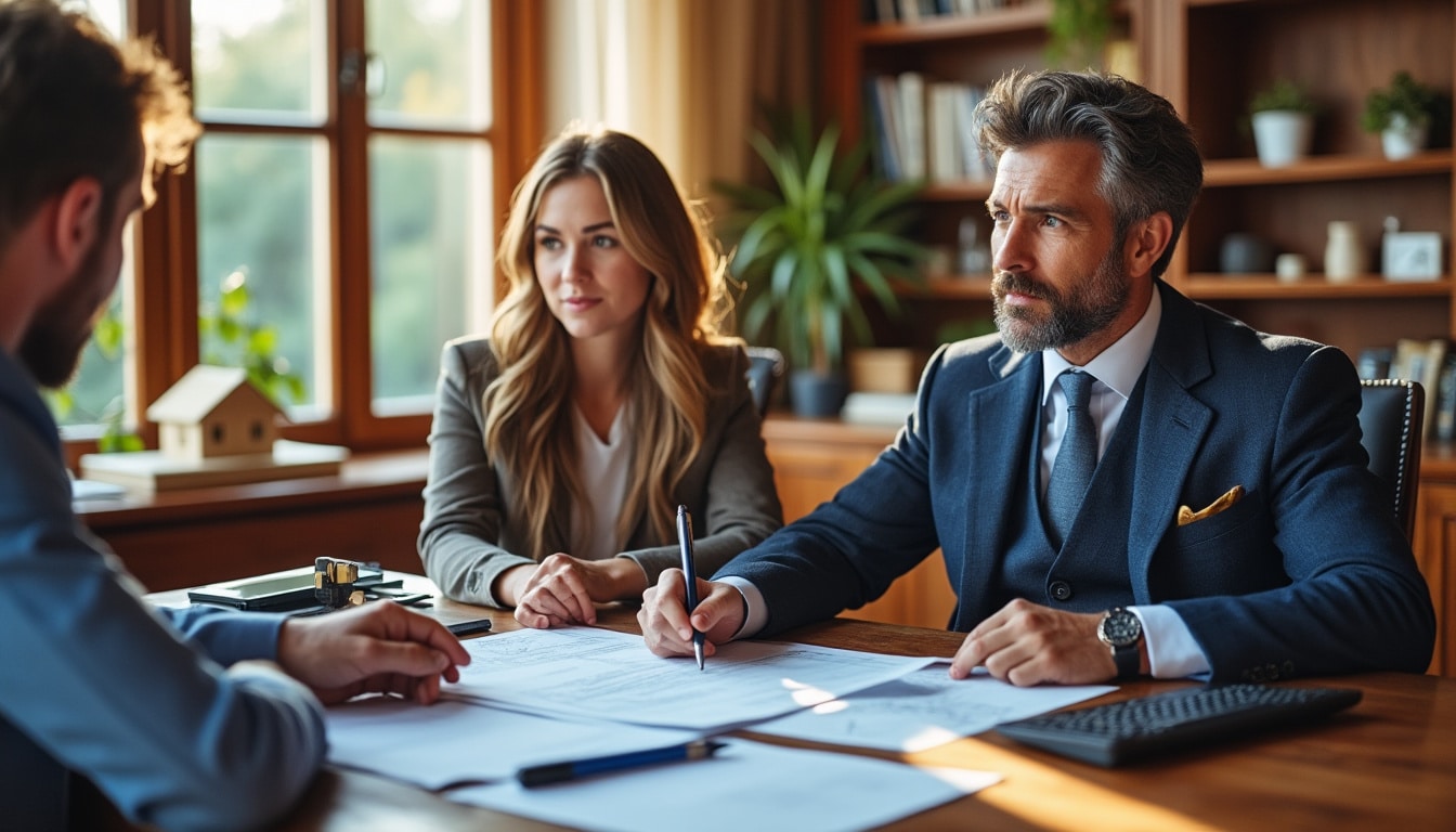 Illustration: Définition et rôle des frais de notaire lors de l’achat d’un terrain