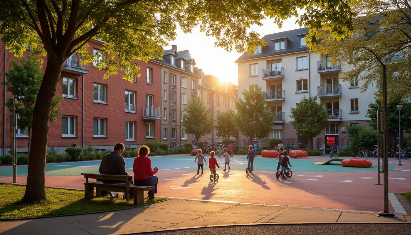 Illustration: Plonger dans l’ambiance et le cadre de vie du quartier Bréquigny