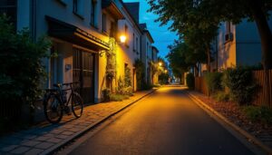 Découvrir un quartier calme grâce à une visite nocturne