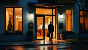 Évaluer la sécurité d’un logement lors d’une visite nocturne
