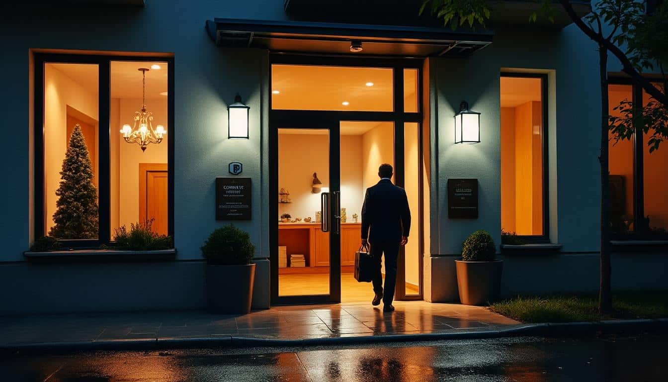 Évaluer la sécurité d’un logement lors d’une visite nocturne
