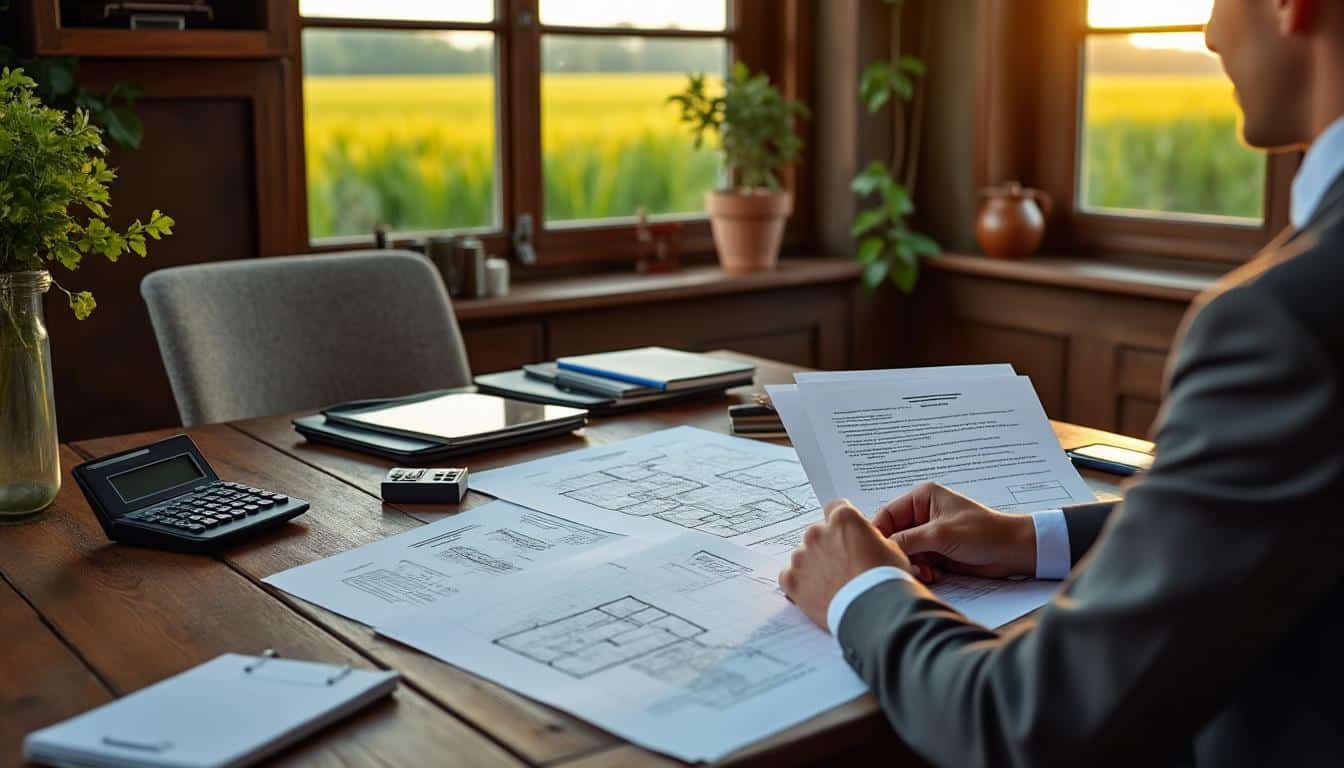 Illustration: Comprendre la composition des frais de notaire pour un terrain agricole