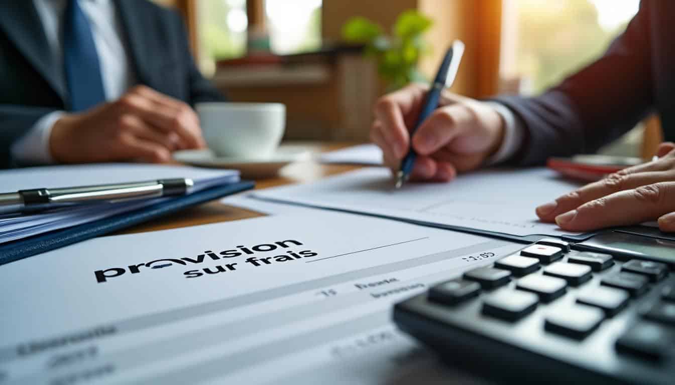 Illustration: Comprendre la provision de frais chez le notaire : définition et rôle essentiel