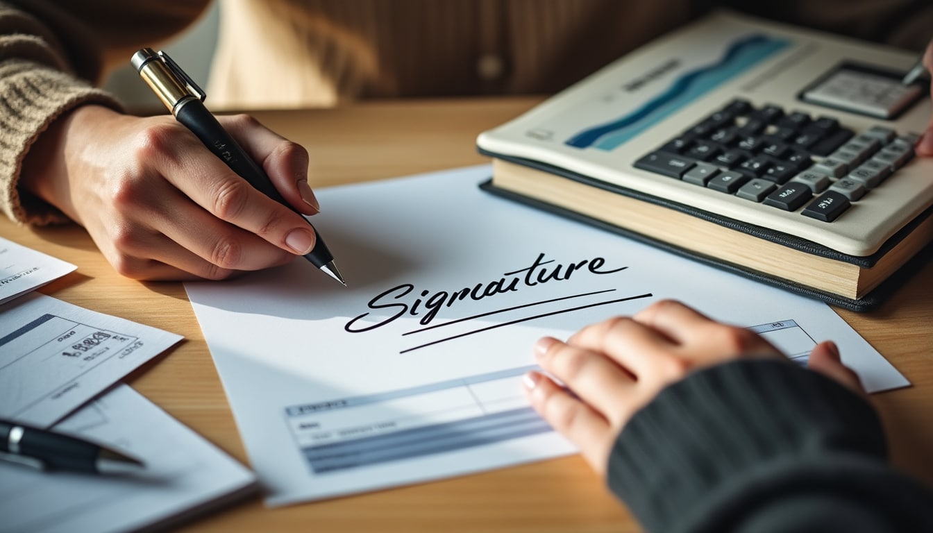 Où doit-on signer un RIB ? Guide pour une signature valide et sécurisée