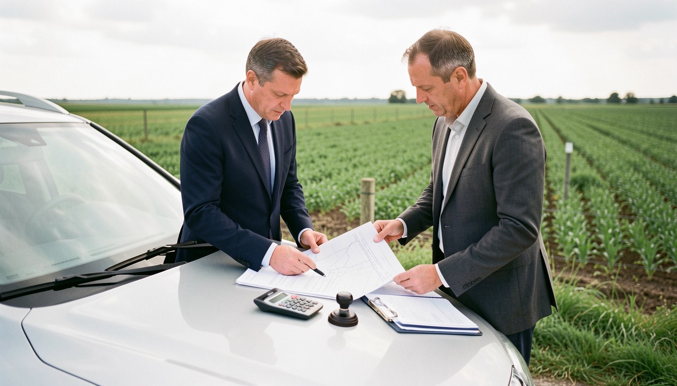 Frais de notaire pour l’achat d’un terrain agricole